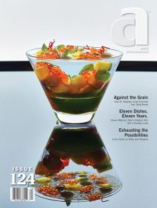 Cover Art for Art Culinaire Magazine